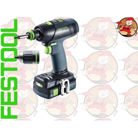 T18+3Li3,1-Compact Akumulatorowa wiertarko-wkrętarka Festool T 18+3 Li 3,1-Compact nr. 574908
